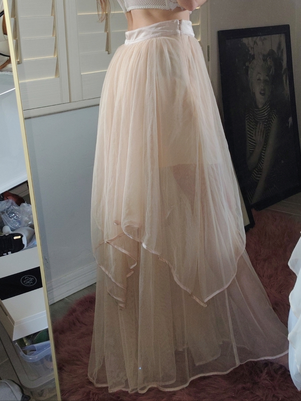 FREE PEOPLE Maxi Tule Skirt - Picture 4 of 17